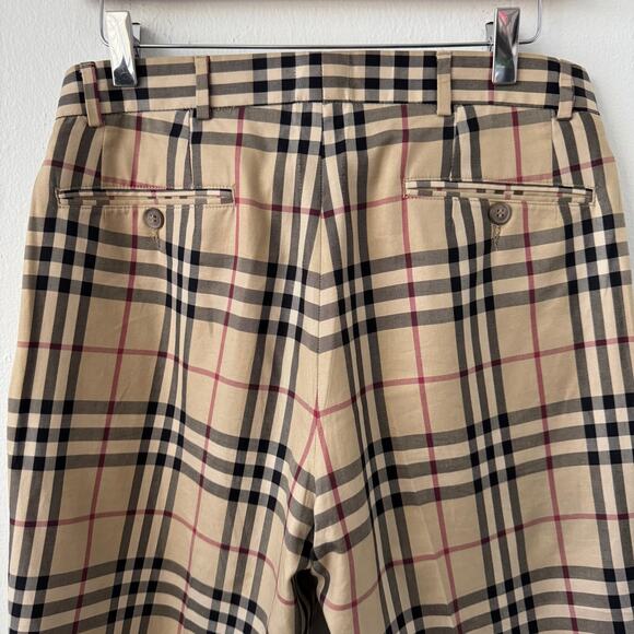 Burberry London Perham Cotton Trousers in Nova Check - Picture 4 of 10
